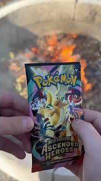 How to burn your Pokemon cards in a fire