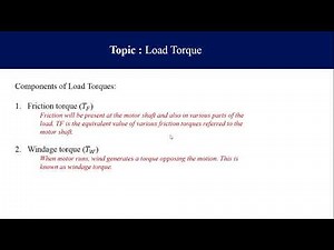 Types of Load Torque in Drives