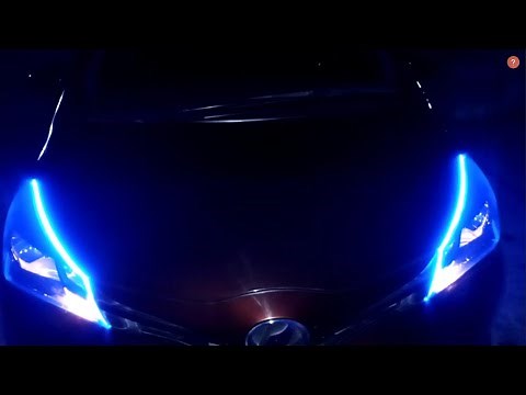 How to install DRL LED Strip | Quick and Easy Make DRL Led Strip and installation in Toyota Vitz