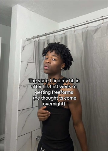 My Partner's First Week with Freeform Hair