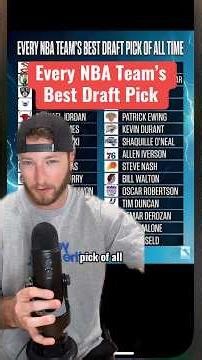The Best Draft Pick by Every NBA Team 🤔