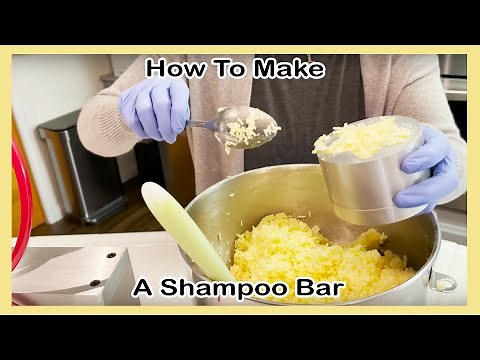 Solid Shampoo (How To Make a Shampoo Bar) Tutorial