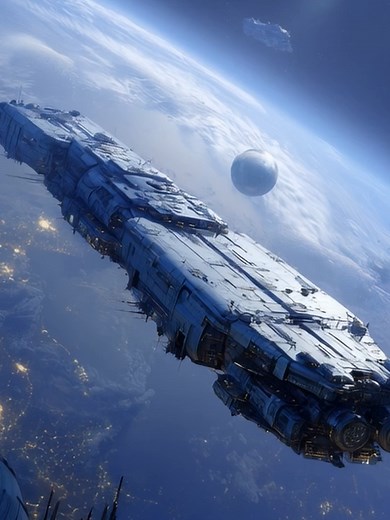 Creative Spaceship Video Made with MidJourney Software