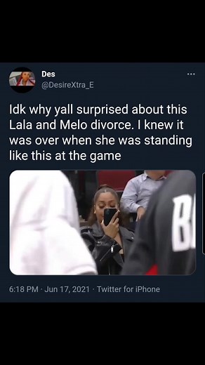 #CarmeloAnthony#Melo#LalaAnthony#LaLa#nba#NBAIsBack#couples#relationships#funny#joke#viral#memes#memestiktok#foryou#foryoupage#fyp