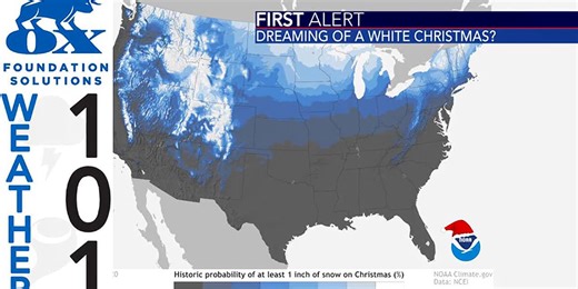 Weather 101: White Christmas Probability
