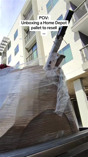 Unboxing a Home Depot Pallet for Reselling
