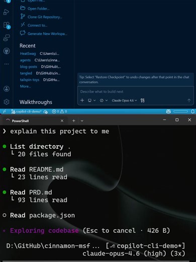 Accede a Copilot CLI desde VS Code automáticamente