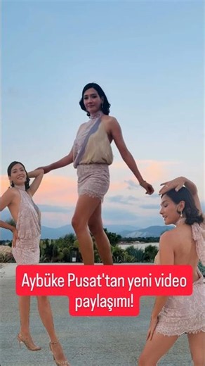 Aybüke Pusat'tan yeni video paylaşımı! #shortvideo #magazin #aybükepusat #dizi #eğlence #halef #yt