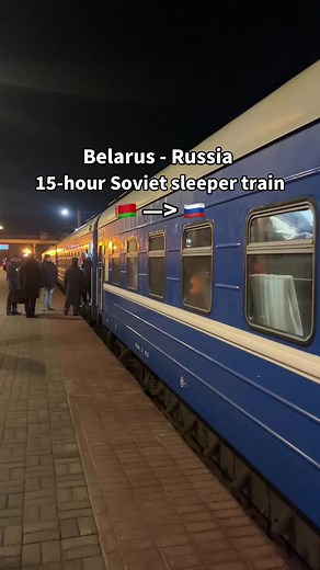 Soviet Sleeper Train: Brest to Moscow Experience