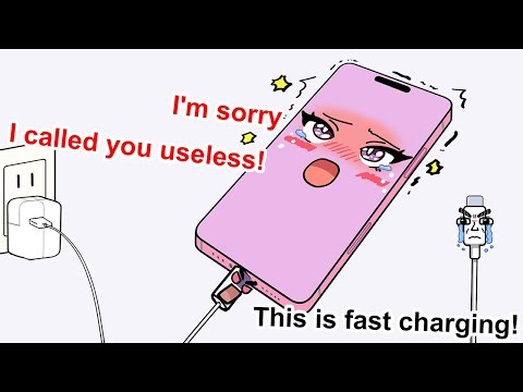 The complaining phone was given a fast charge | Animated Short Comedy