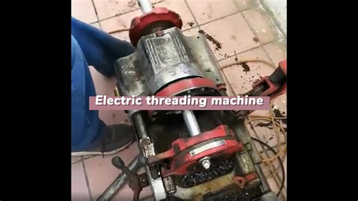 Stainless Steel Pipe Electric Threading Machine, High-speed Thread Reaming Machine