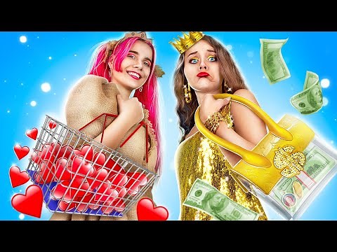 Broke Popular School Queen vs Rich Unpopular School Queen