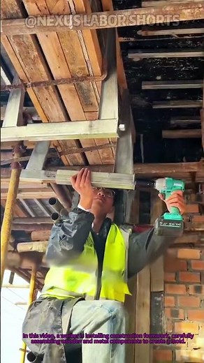 How It's Built: Construction Formwork Installation #Shorts