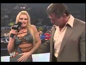 Vince and Sable kiss