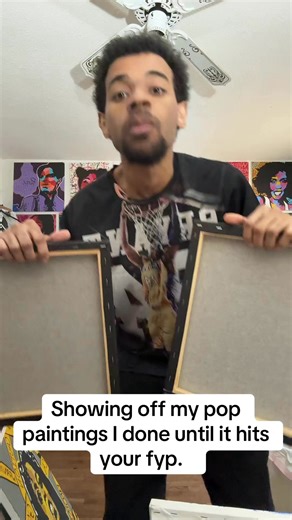 10K views · 857 reactions | Showing my pop art to yall. #artreels #reelsfypシ #paintings #CanvasPainting #popartpainting | Ejthompson | Facebook