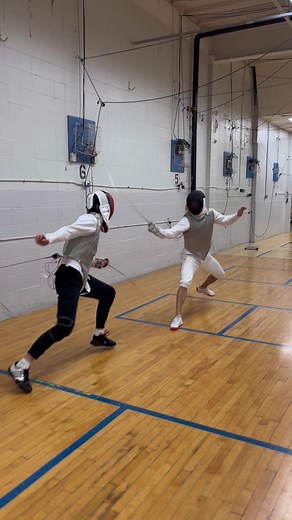 The quick footwork, precise attacks, and strategic defenses are a are the keys to winning a fencing bout. #fencingtiktok #fencing