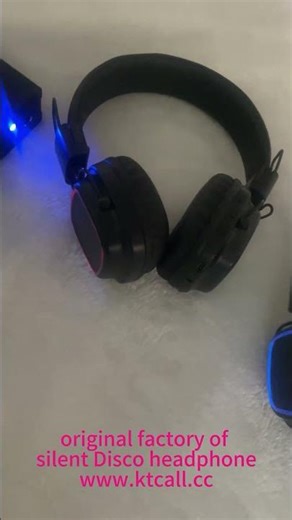 customized 3 channels silent DISCO headset factory