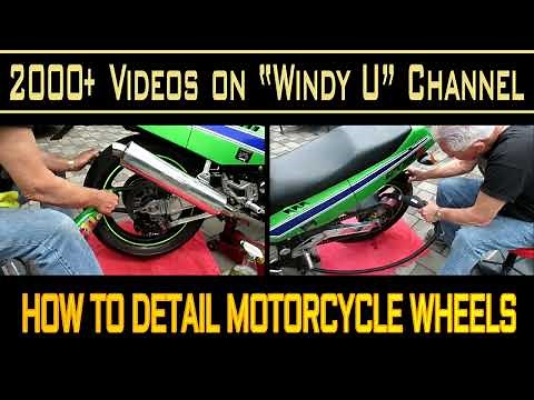 HOW TO CLEAN AND DETAIL MOTORCYCLE WHEELS IN 3 STEPS.