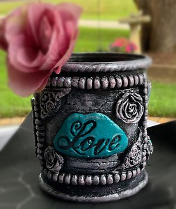 Decorative Tin Home Decor Storage Container - Etsy