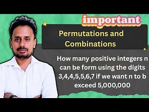 Most Important VTU Permutation Problem | Digits 3,4,4,5,5,6,7 | Q3(c)/Q4(c) Solved | BCS405A