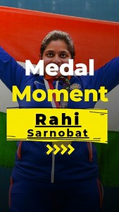 Rewinding to the thrill of victory at the 2018 Asian Games, Rahi Sarnobat savors her gold medal triumph in the 25m Pistol event. . With gratitude in her heart and determination in her spirit, she charts her course for future triumphs. . . . . #kreedon #kreedoncareers #rahisarnobat #asiangames2018 #goldmedal #victory #pistolshooting #champion #inspiration #athletejourney #dreambig #gratitude #determination #mymedalmoment #thrusdaythrowback | KreedOn