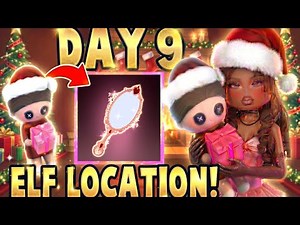 DAY 9 LANA ELF DOLL LOCATION IN DRESS TO IMPRESS! SECRET *ADVENT CALENDAR* REWARDS! DTI