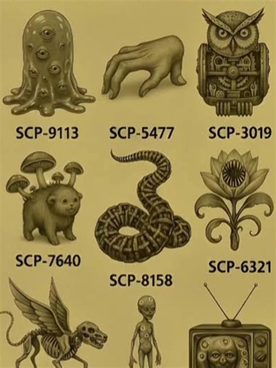 Creepy SCP-6321 Creatures Caught on Camera