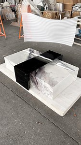 14K views · 187 reactions | Marble Black And White Artistic Coffee Table Living Room Center Table Material: Natural Stone Size :1000*600*H380mm #centertable #besidetable #livingroomfurniture #furniture #table #diningtable #coffeetable #teatable #marble #marbletable #stonetable #homedecor #homedesign #designer #interiordesign #kitchendesign #livingroomdesign #naturalmarble #sidetable | Landerstone | Facebook
