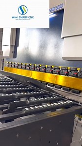Heavy Duty Automatic Press Brake Especially for Cable Tray #press brake #fabrication #sheetmetalbending #metalwork #foldingmachine #steelfab #steelfabrication #sheetmetalfabrication #steelcabletray #cabletray | Wuxi Smart CNC Equipment Group Co.,LTD