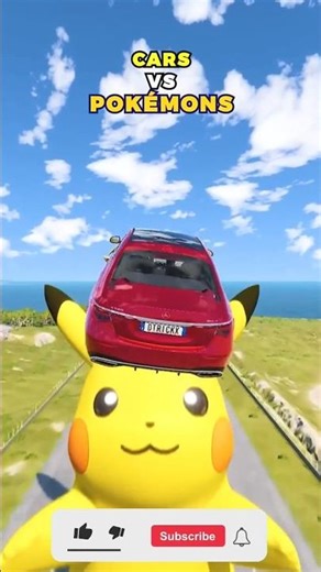 cars vs Pokemon #trending#carshorts#pokemon