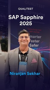  Live from Booth #454 at SAP Sapphire 2025! Hear from Niranjan...