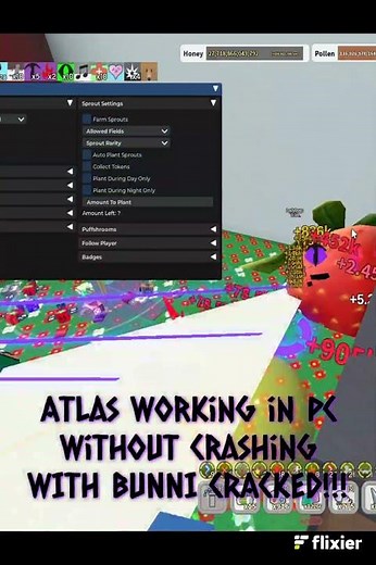 Atlas Bss On PC withbunni exec ! (NOT DOWNED, No Key required) #exploit #beeswarmsimulator