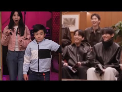 Kids Reaction to See BTS on Jimmy Fallon Show