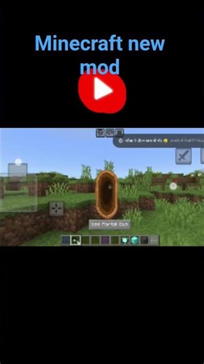 Minecraft portal gun mod #minecraft #gaming #shorts