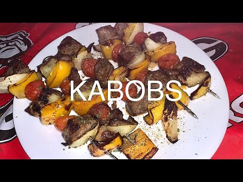 STEAK KEBOBS On The NINJA FOODI XL PRO GRILL AND GRIDDLE | #food #cooking #recipe #007 #jamesbond