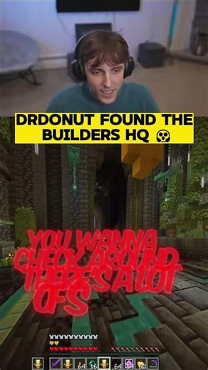 DrDonut Visits Builders HQ on Donut SMP #minecraft #gaming