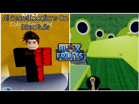 All Secret Locations On Blox Fruits | Second sea