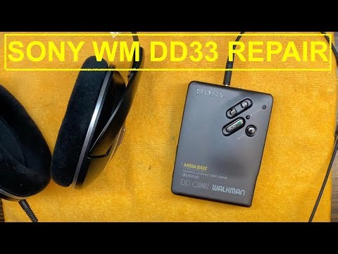 SONY WM DD33 walkman - cassette player repair fix #diy #repair E00097