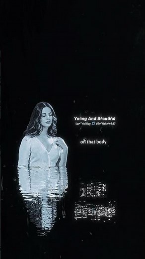 Lana del Rey - Young And Beautiful|lyrics| #song #lyrics #shortsfeed #lanadelreylyrics #vibes