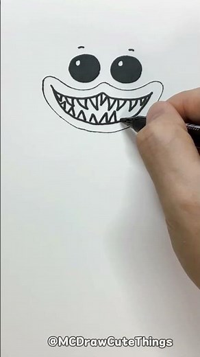 How to Draw Huggy Wuggy Easy Step By Step Tutorial | Poppy Playtime Chapter 3