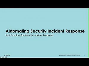 How To - Security Incident Response