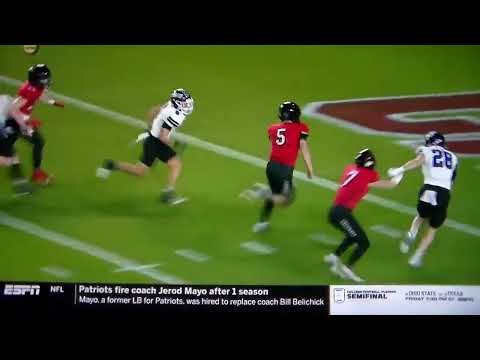 North Central(IL) QB Luke Lehnen 16 yard TD run vs. Mount Union(OH) in Div III title game