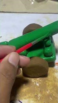 MAKING A CLAY GUN | CREATIVE CLAY ART PROJECT 🎨🔫#shortvideo