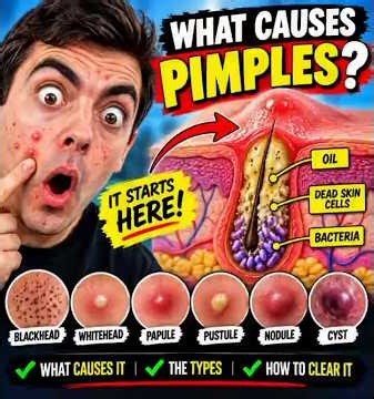 What REALLY Causes Pimples? 🧴🔬”