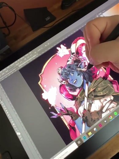 This Critical Role art is so magical! Drawn by @marinevhs on the Artist 16 3rd. #artist163rd #xppen