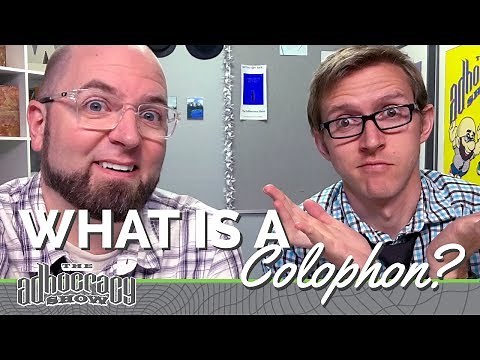 What is a Colophon?