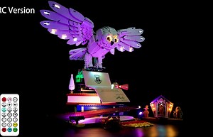 Kyglaring LED Lighting Kit Only - Light Set Designed for Lego Harry Potter 76391 Hogwarts Icons - Collectors' Edition Building Kit - Not Include The Model (RC Version)