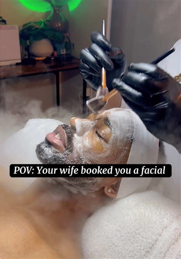 Wifey knows best! #wifeandhusband #esthetician #lifeisgood #facialtreatment #thingstododc