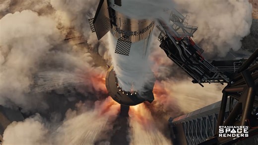 SpaceX星城发射台1，2022-2025年3D渲染图合集-RyanHansenSpace