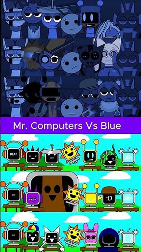 Incredibox Sprunki (Mr Computers Vs Blue) -The Full Gameplay!